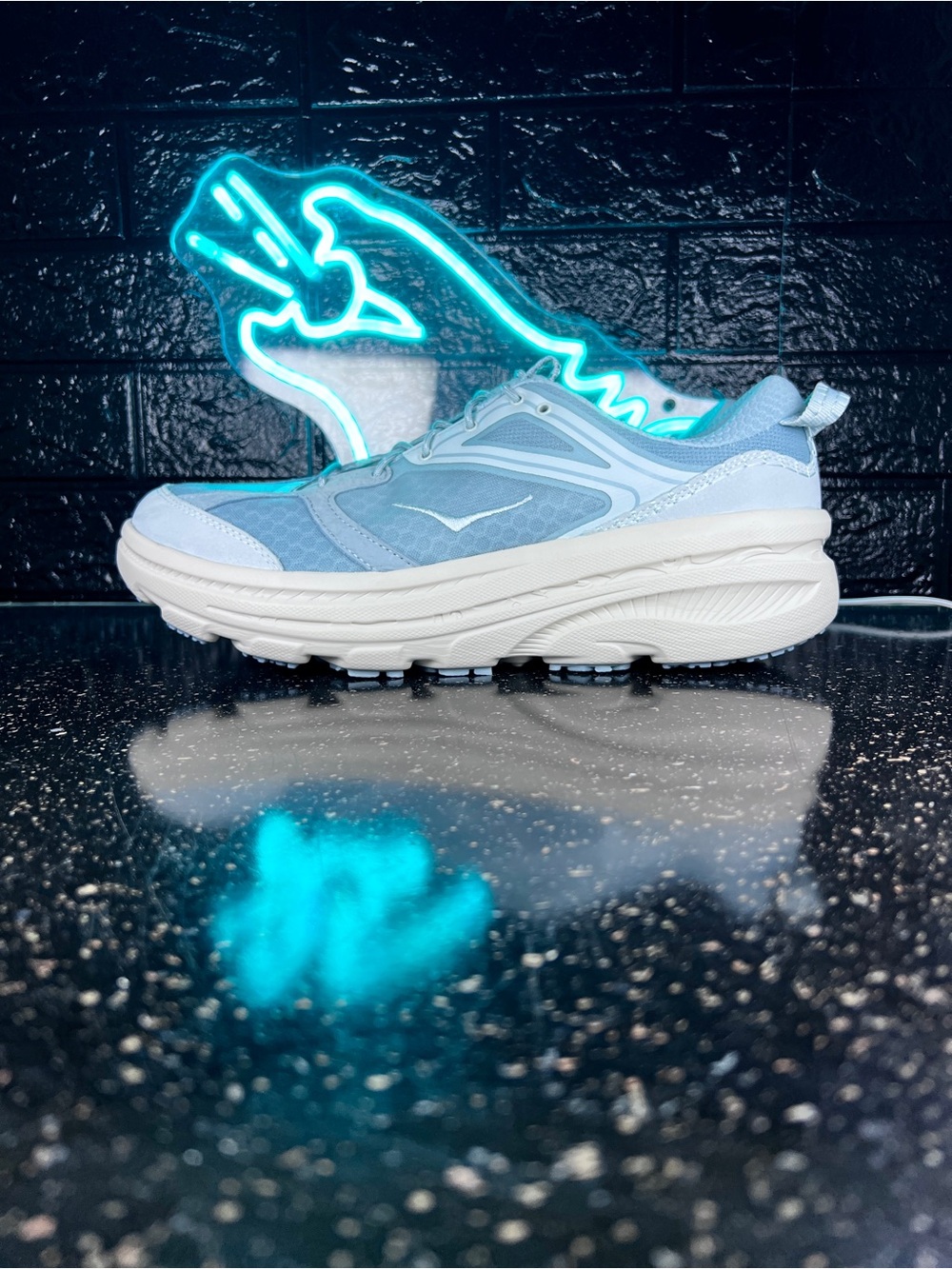 Hoka One One Bondi B3LS Men’s Walking Gym Running Shoes Sneakers Blue - 13